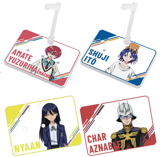 Bandai: Action Base 7 Clear Mobile Suit Gundam GQuuuuuuX Sticker Set