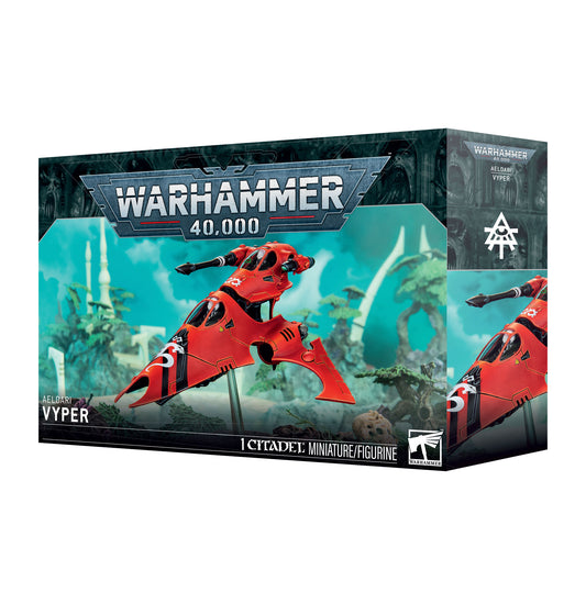 Warhammer 40,000 Vyper toy figure packaging on a white background