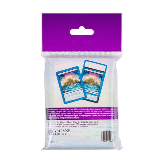Arcane Fortress: Synergy Inner Sleeves - Blue Ocean (Standard Size)