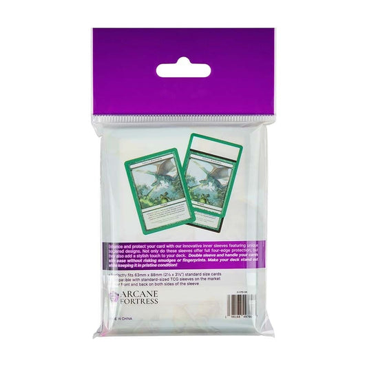 Arcane Fortress: Synergy Inner Sleeves - Green Grove (Standard Size)