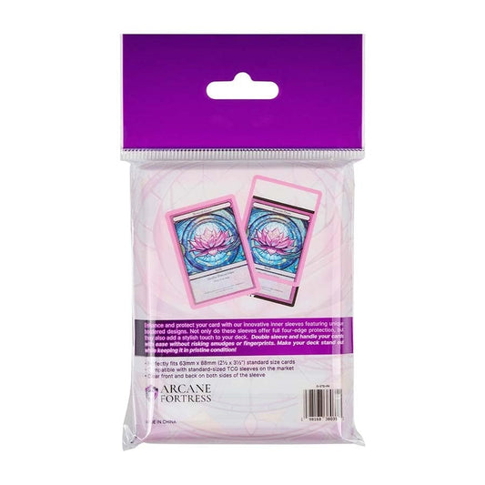 Arcane Fortress: Synergy Inner Sleeves - Pink Blossom (Standard Size)
