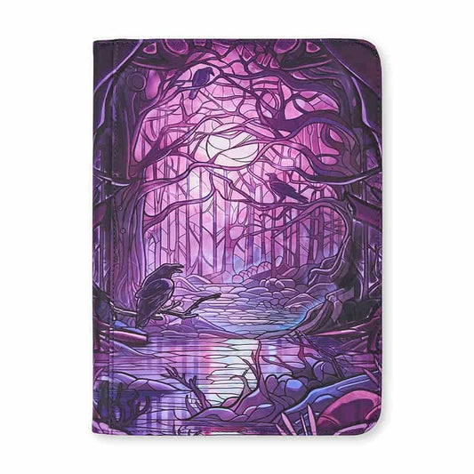 Arcane Fortress: 9 Pocket Zipper Binder - Stained Glass - Decaying Swamp