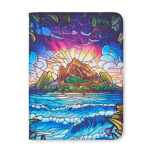 Arcane Fortress: 9 Pocket Zipper Binder - Stained Glass - Hidden Island