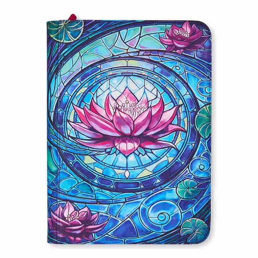 Arcane Fortress: 9 Pocket Zipper Binder - Stained Glass - Blossom Grace