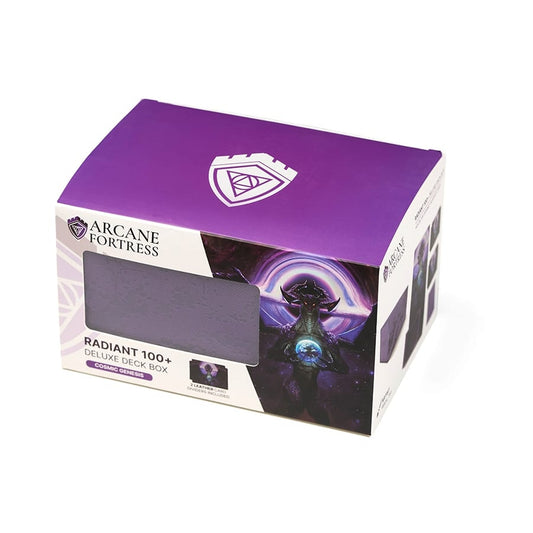 Arcane Fortress: Radiant 100+ Deluxe Deckbox - Cosmic Genesis