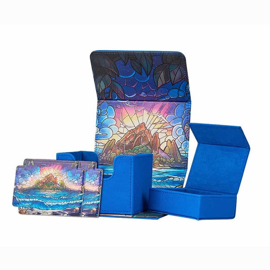 Arcane Fortress: Radiant 100+ Deluxe Deckbox - Hidden Island