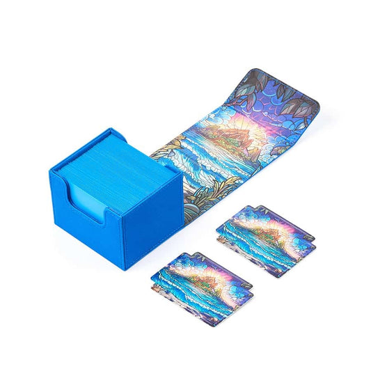 Arcane Fortress: Radiant 100+ Standard Deckbox - Hidden Island