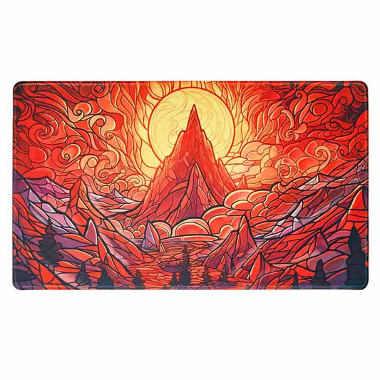 Arcane Fortress: Standard Playmat - Stained Glass - Burning Mountain