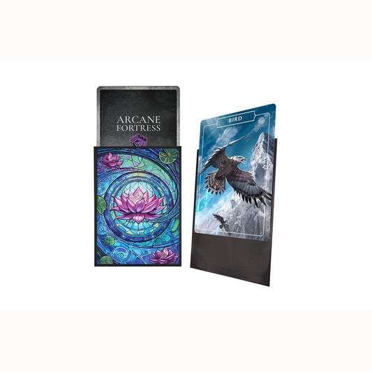 Arcane Fortress: Standard-Size Sleeves - Stained Glass - Blossom Grace