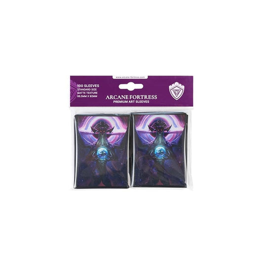 Arcane Fortress: Standard-Size Sleeves - Stained Glass - Cosmic Genesis