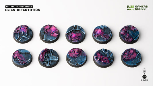 GamersGrass: Alien Infestation Bases - 25mm