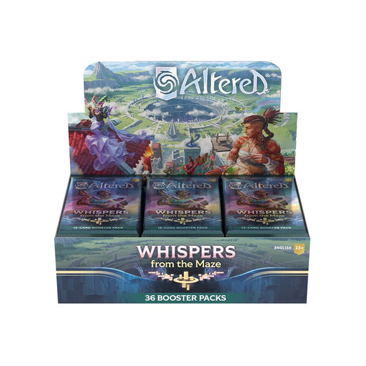 Altered TCG: Whispers from the Maze Booster Display