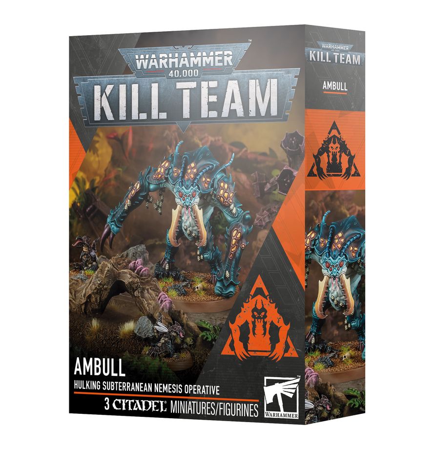Warhammer 40,000 Kill Team Ambull miniatures packaging on a white background