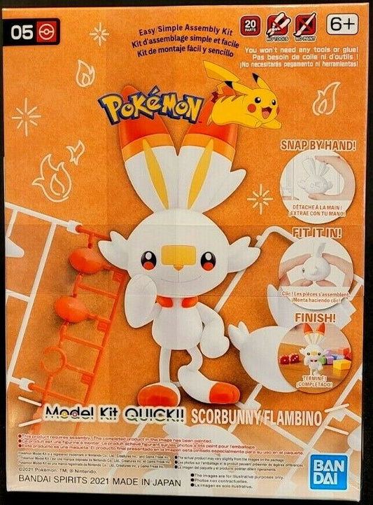 Bandai: Pokemon Model Kit Quick - Scorbunny