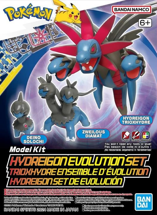 Bandai: Pokemon Model Kit - Hydreigon Evolution Set