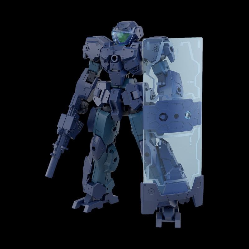 Completed eEXM-23 model on a black background