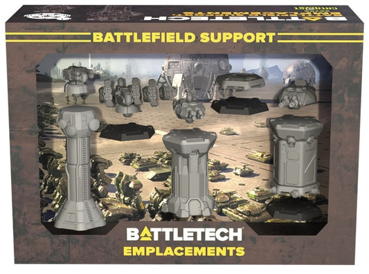 Package of Emplacements for Battletech on a white background