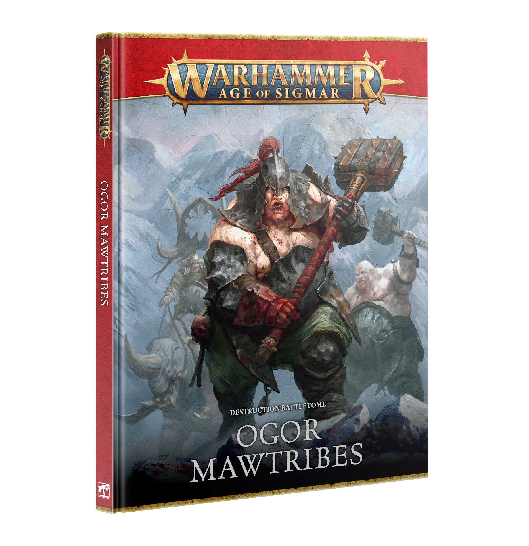 Warhammer Age of Sigmar: Ogor Mawtribes tabletop gaming box set shown at a three-quarter angle against a plain white background.