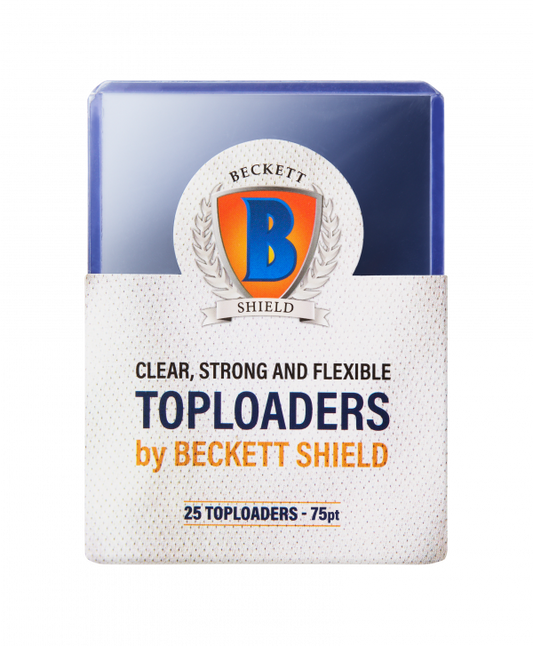 Beckett Shield 75pt Toploaders (25 Count)
