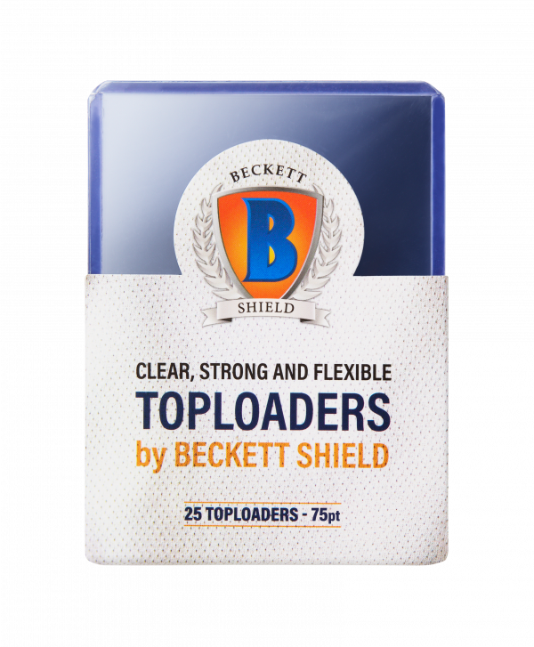 Beckett Shield 75pt Toploaders (25 Count)