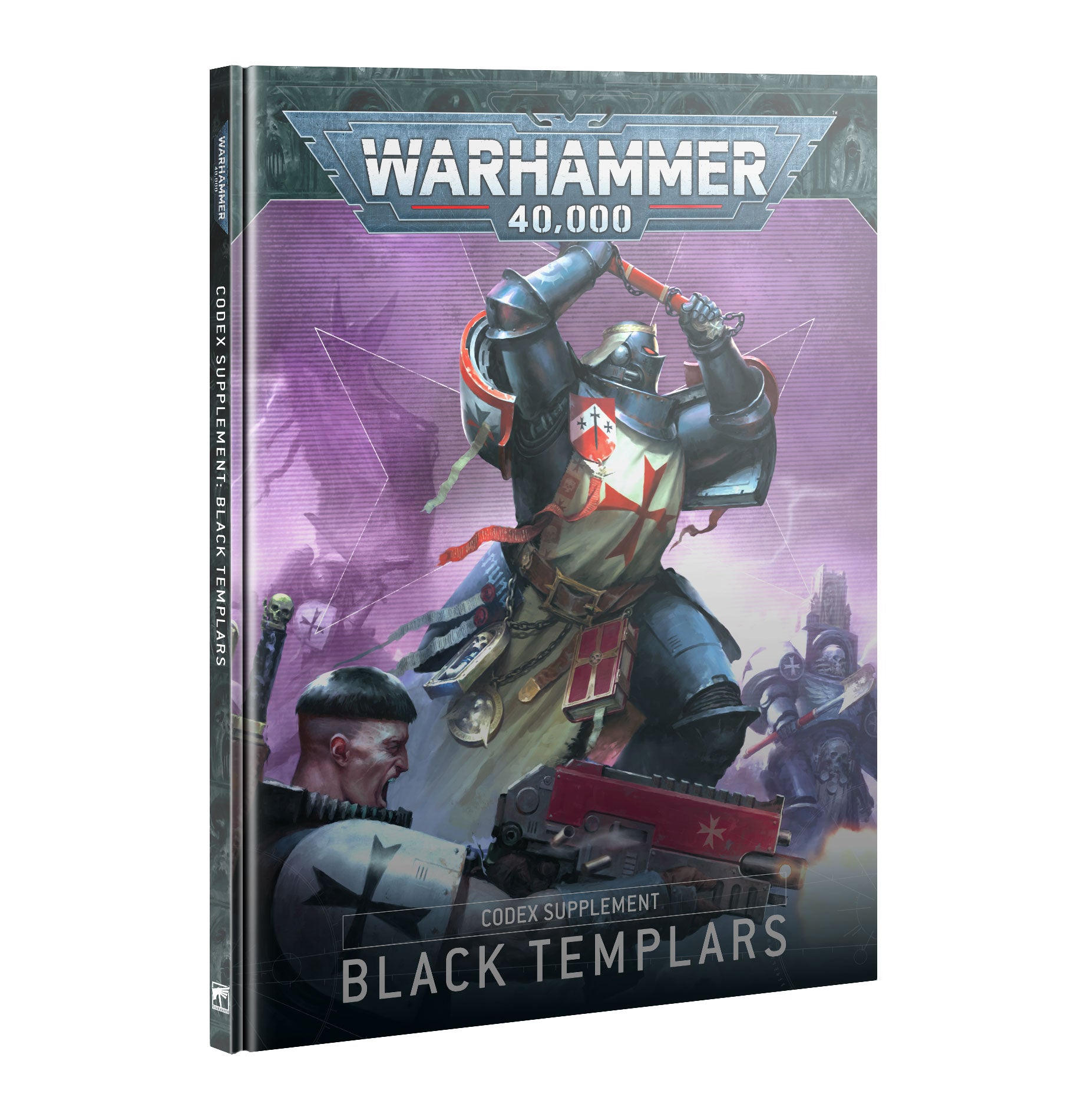 Codex supplement for Black Templars from Warhammer 40,000 on a white background
