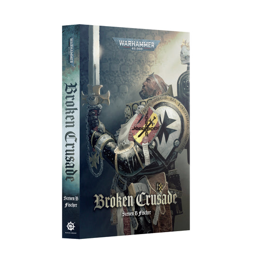 Book cover of 'Broken Crusade' from Warhammer 40,000 on a white background