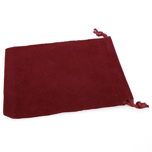 Chessex: Small Suede Dice Bag - Burgandy