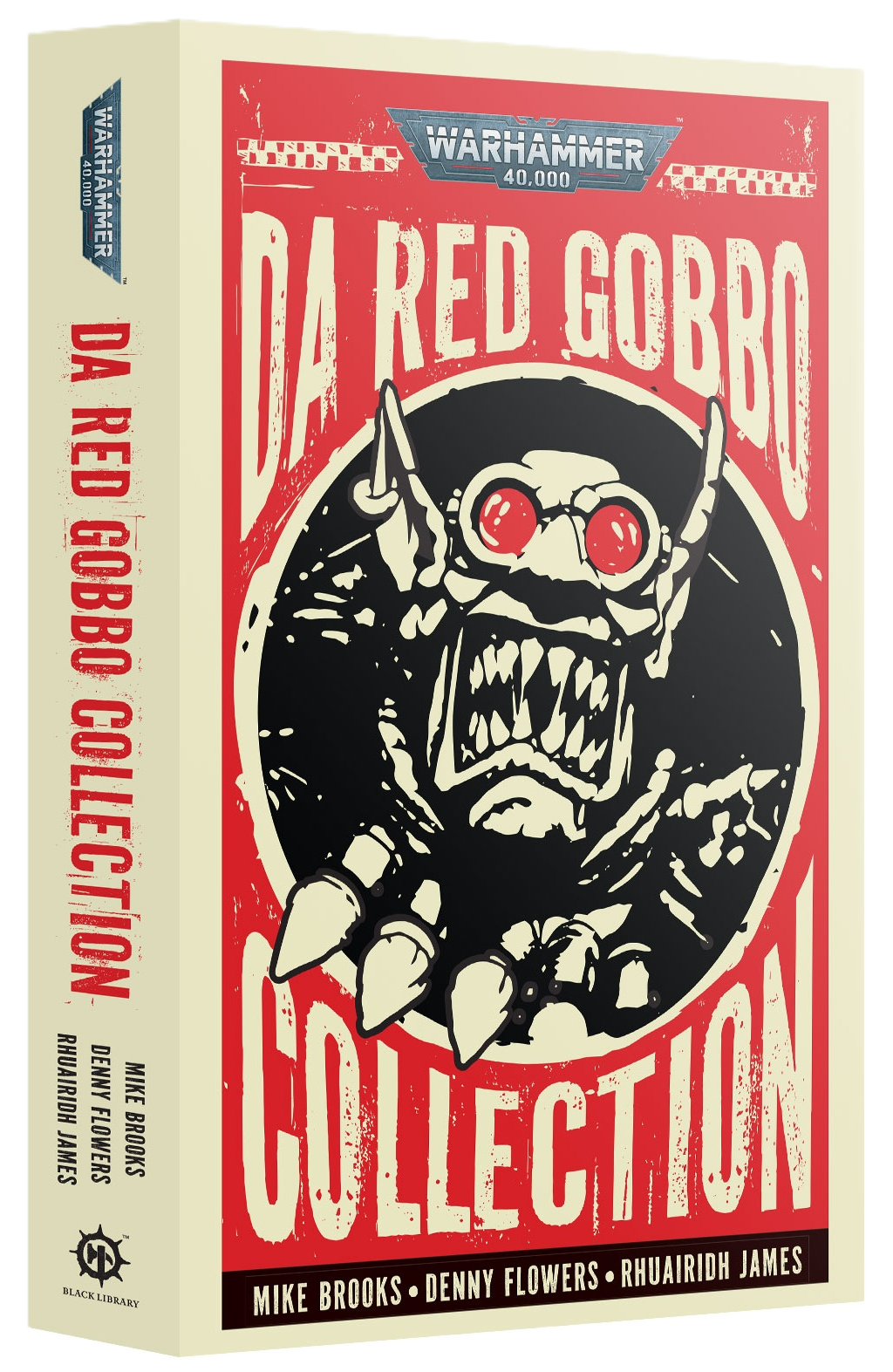Book cover of 'Da Red Gobbo Collection' with a red and black design featuring a creature's face.