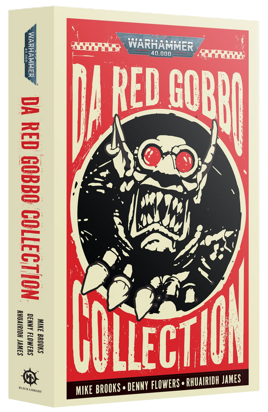 Book cover of 'Da Red Gobbo Collection' with a red and black design featuring a creature's face.