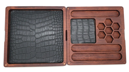 Old School Dice: Ultimate Player's Vault Dark Brown