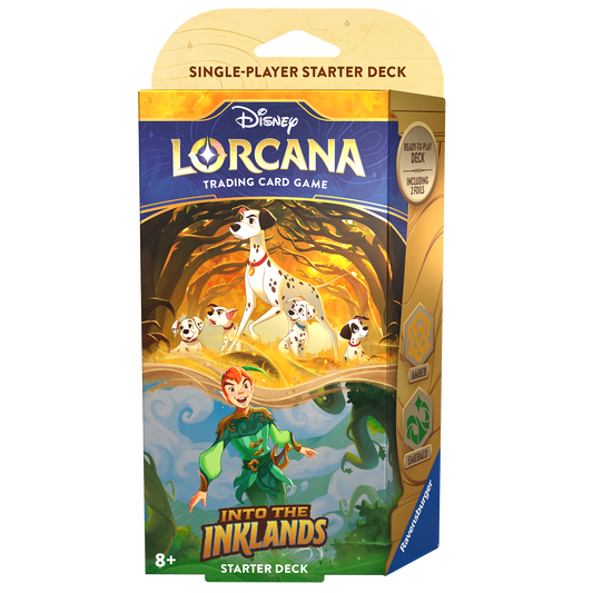 Disney Lorcana TCG: Into the Inklands Starter Deck Amber/Emerald