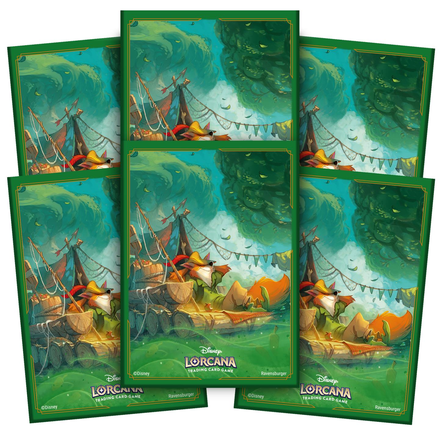 Disney Lorcana TCG: Into the Inklands Card Sleeves Robin Hood