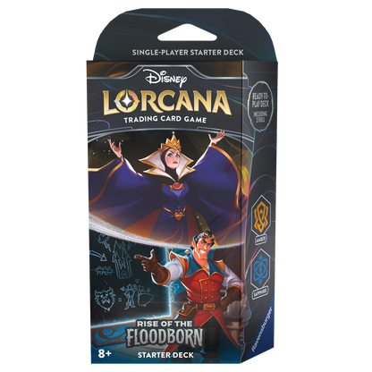 Disney Lorcana TCG: Rise of the Floodborn Starter Deck Amber/Sapphire