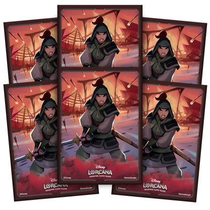 Disney Lorcana TCG: Rise of the Floodborn Card Sleeves Mulan