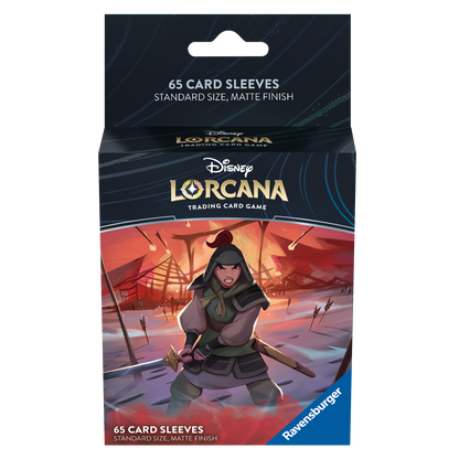 Disney Lorcana TCG: Rise of the Floodborn Card Sleeves Mulan Gamescape Disney Lorcana TCG: Rise of the Floodborn Card Sleeves Mulan Gamescape