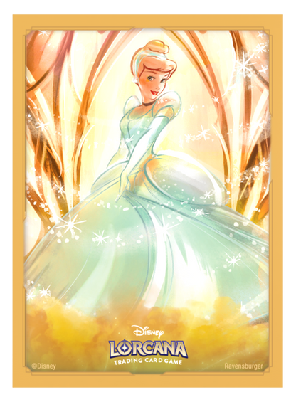 lorcana cinderella card Disney Lorcana TCG: Archazia's Island Card Sleeves Cinderella – Gamescape
