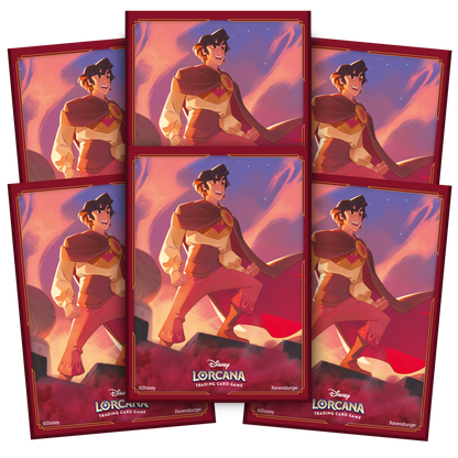 Disney Lorcana TCG: Shimmering Skies Card Sleeves Aladdin