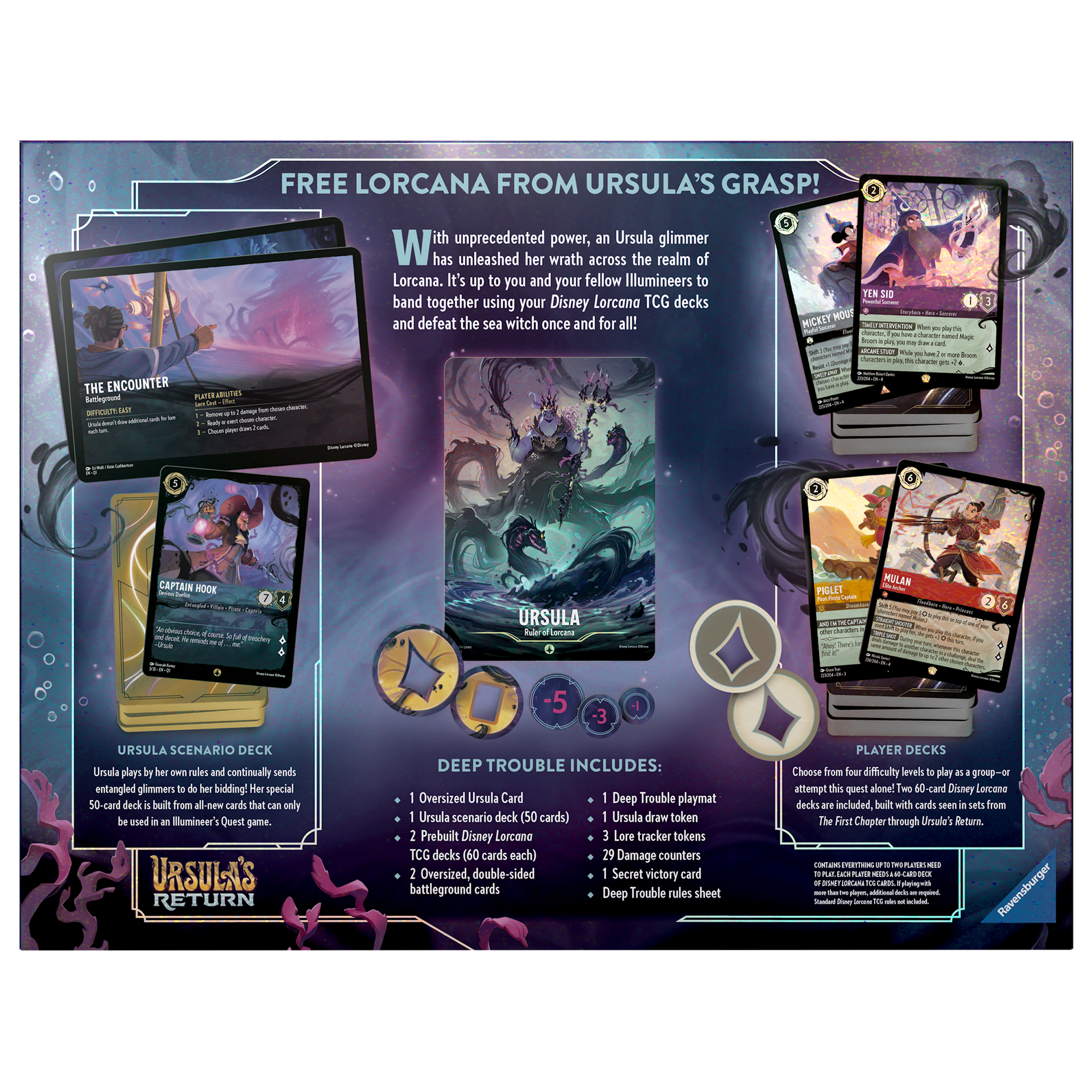 secret victory card lorcana Disney Lorcana TCG: Ursula's Return Illumineer's Quest