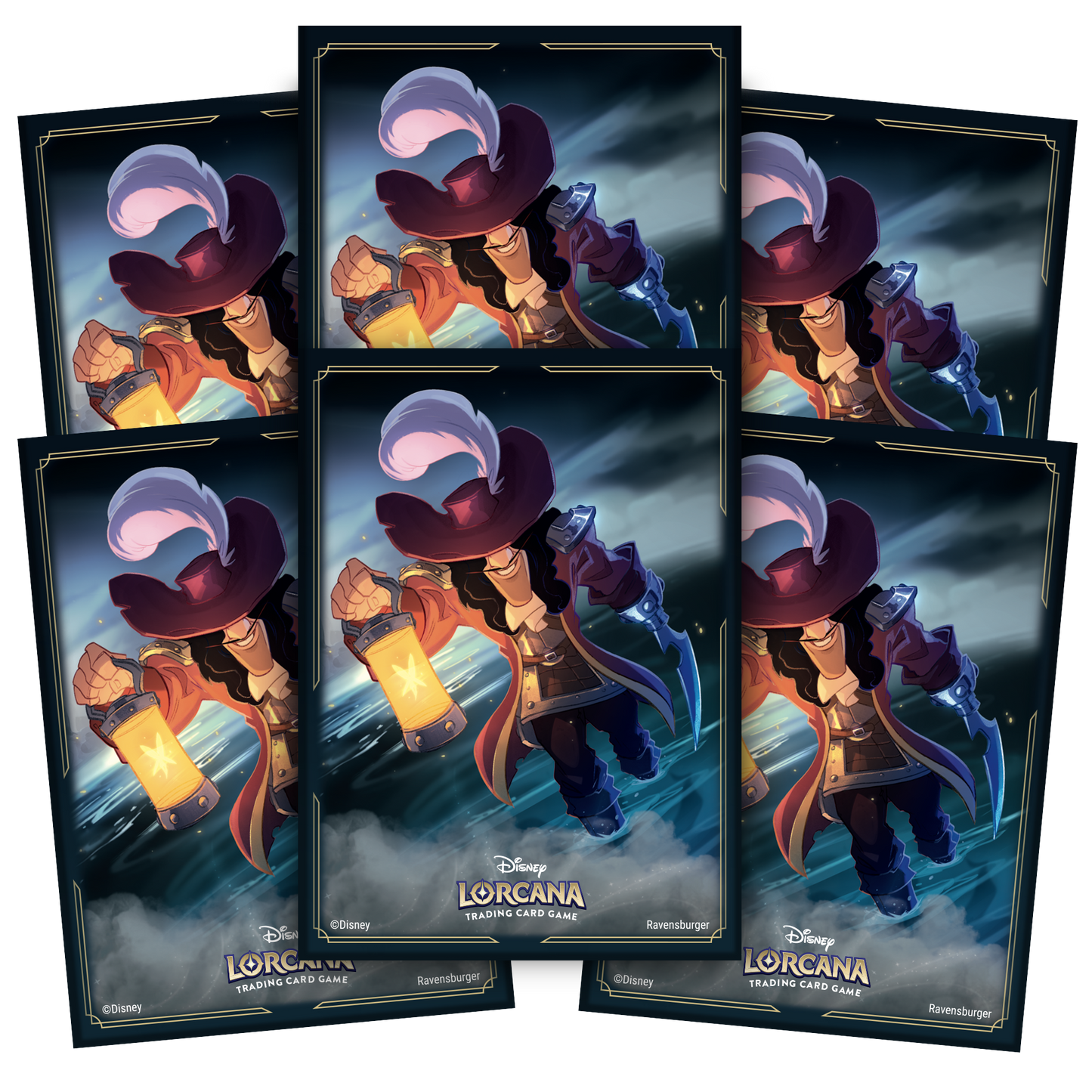 Disney Lorcana TCG: The First Chapter Card Sleeves Captain Hook