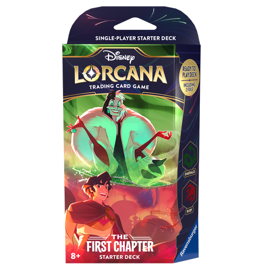 Disney Lorcana TCG: The First Chapter Starter Deck Emerald/Ruby