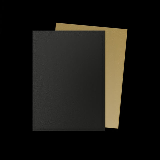 Dragon Shield 100 Count Sleeves Standard Dual Matte - Black & Gold