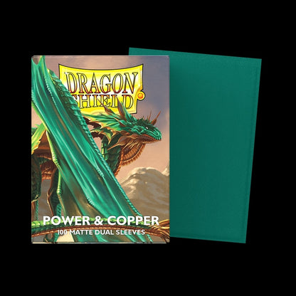 Dragon Shield 100 Count Sleeves Standard Dual Matte - Power & Copper