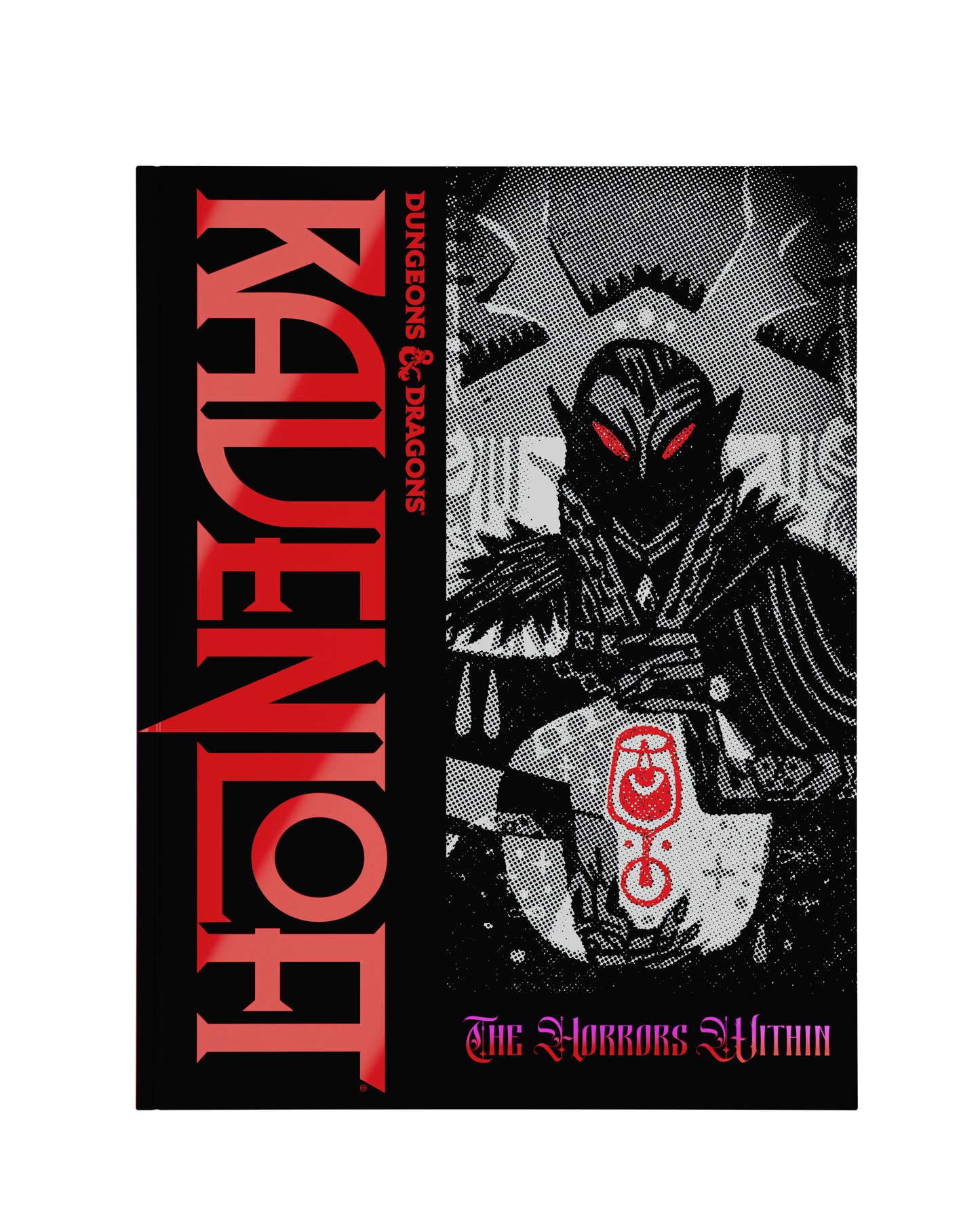 Dungeons & Dragons Ravenloft book cover with a dark-themed illustration of a creature.