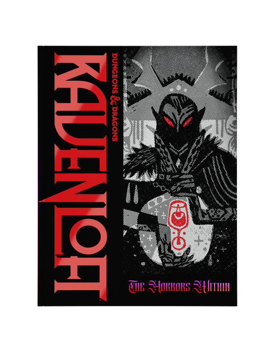 Dungeons & Dragons Ravenloft book cover with a dark-themed illustration of a creature.