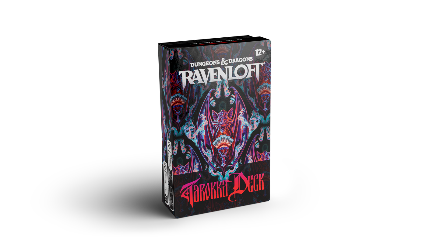 Dungeons & Dragons: Ravenloft - The Horrors Within Tarokka Deck packaging