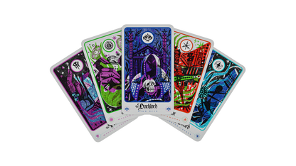 Dungeons & Dragons: Ravenloft - The Horrors Within Tarokka Deck cards fanned out