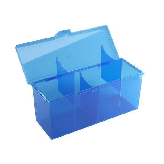 Blue Gamegenic Fourtress box with lid open on a white background