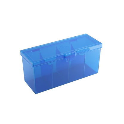 Blue Gamegenic Fourtress box with lid closed on a white background