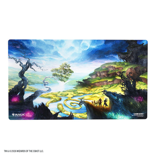 Gamegenic playmat featuring artwork of the card Evolving Wilds from the Magic: the Gathering set Lorwyn Eclipsed