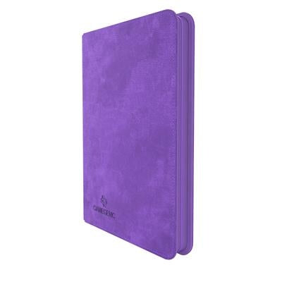 Purple Gamegenic Zip-Up binder on a white background